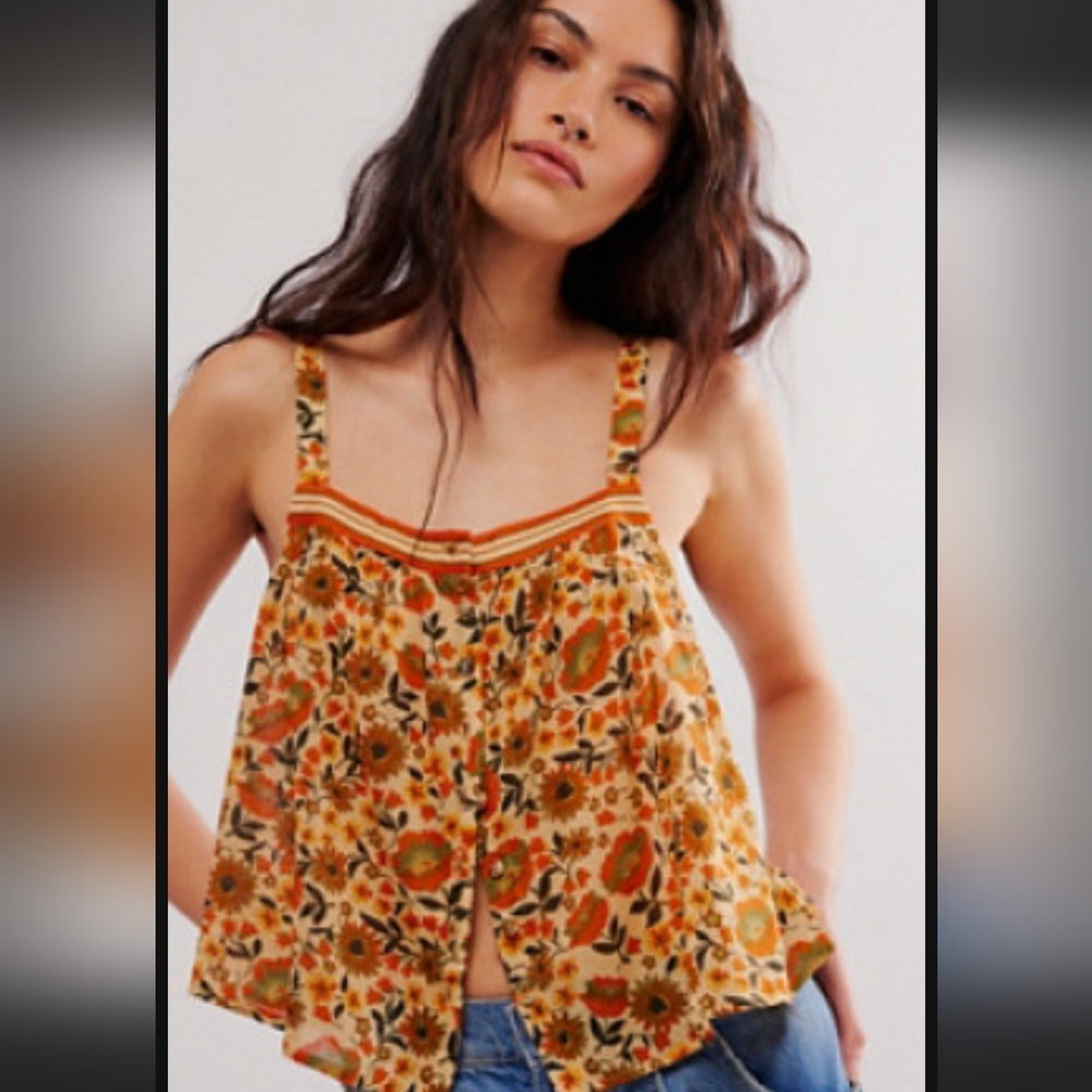 Spell Orange and Yellow Impala Camisole